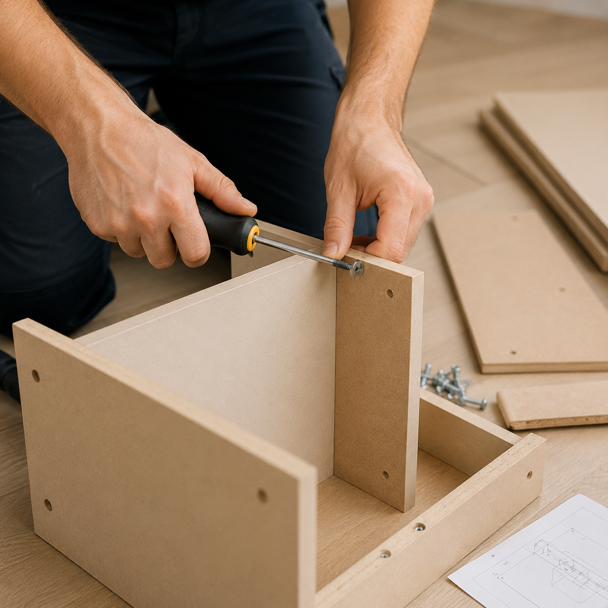 Sklapanje IKEA nameštaja Beograd – majstor sklapa nameštaj